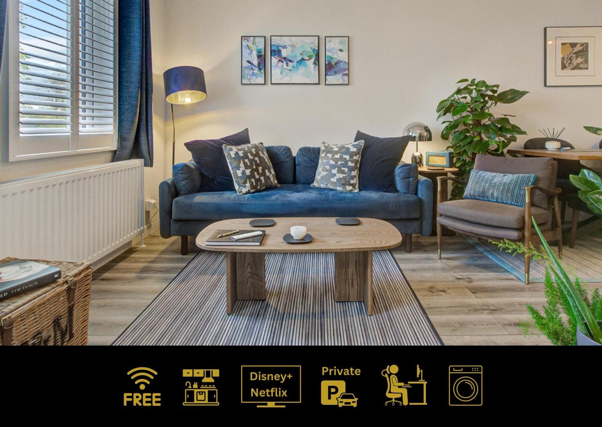 Stylish, Business Traveller Friendly Apartment, With Free Parking And Netflix Φάρνμπορο Εξωτερικό φωτογραφία